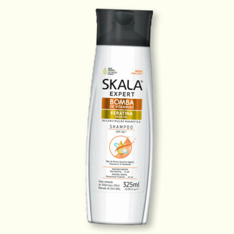 shampoo bomba de keratina skala 325ml