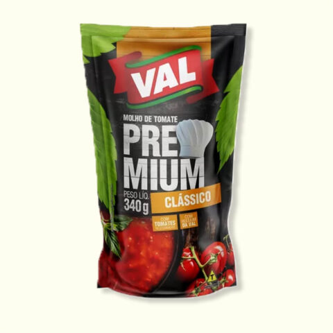 Molho de Tomate Premium Clássico VAL 340g